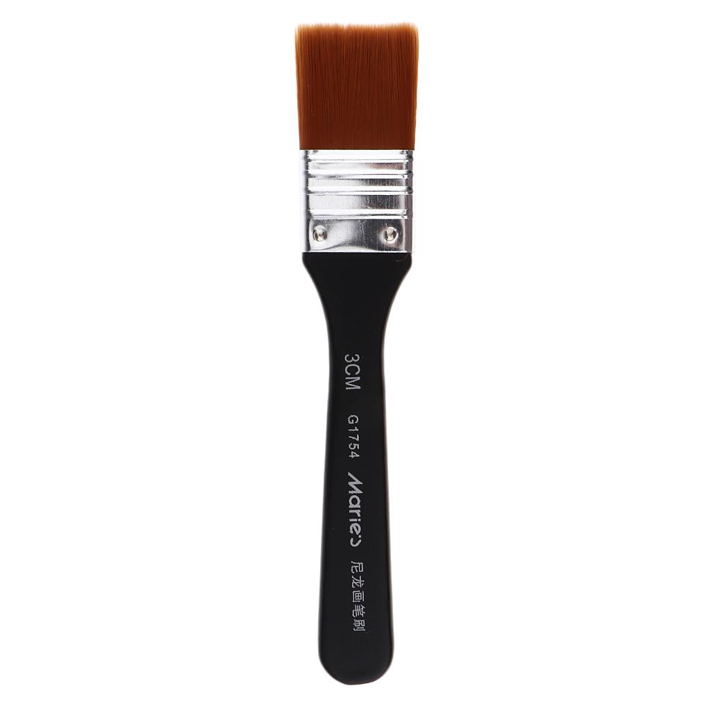 Nylon paint brush for acrylic watercolor wood wall watercolor art