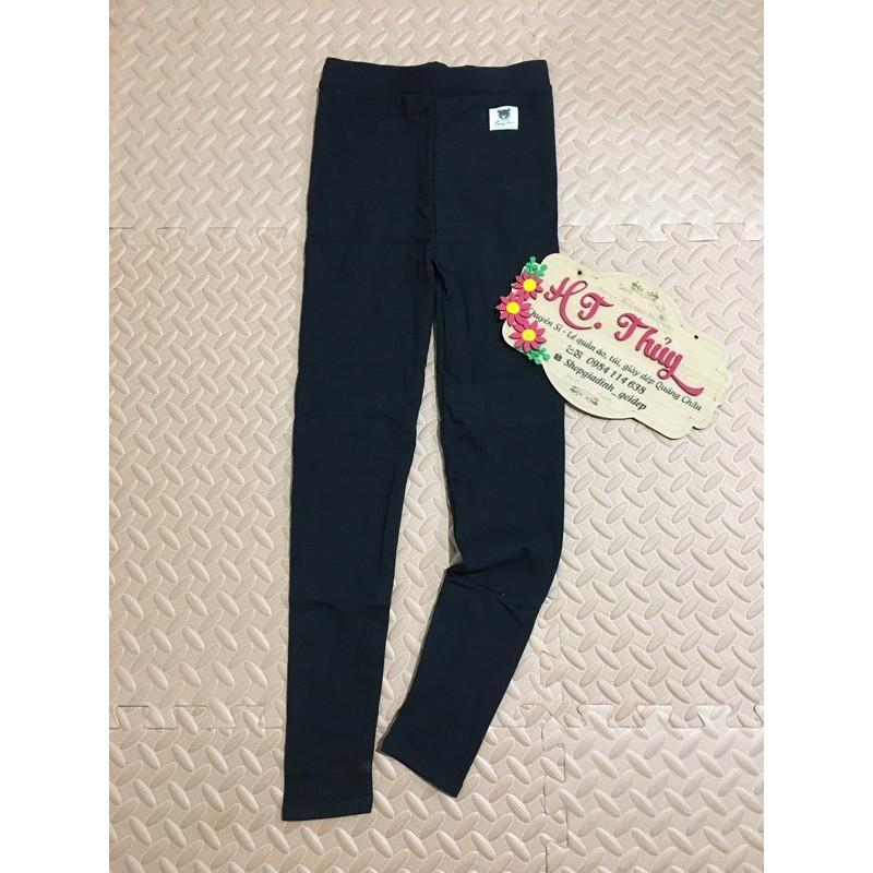 Quần legging len zip không bai xù