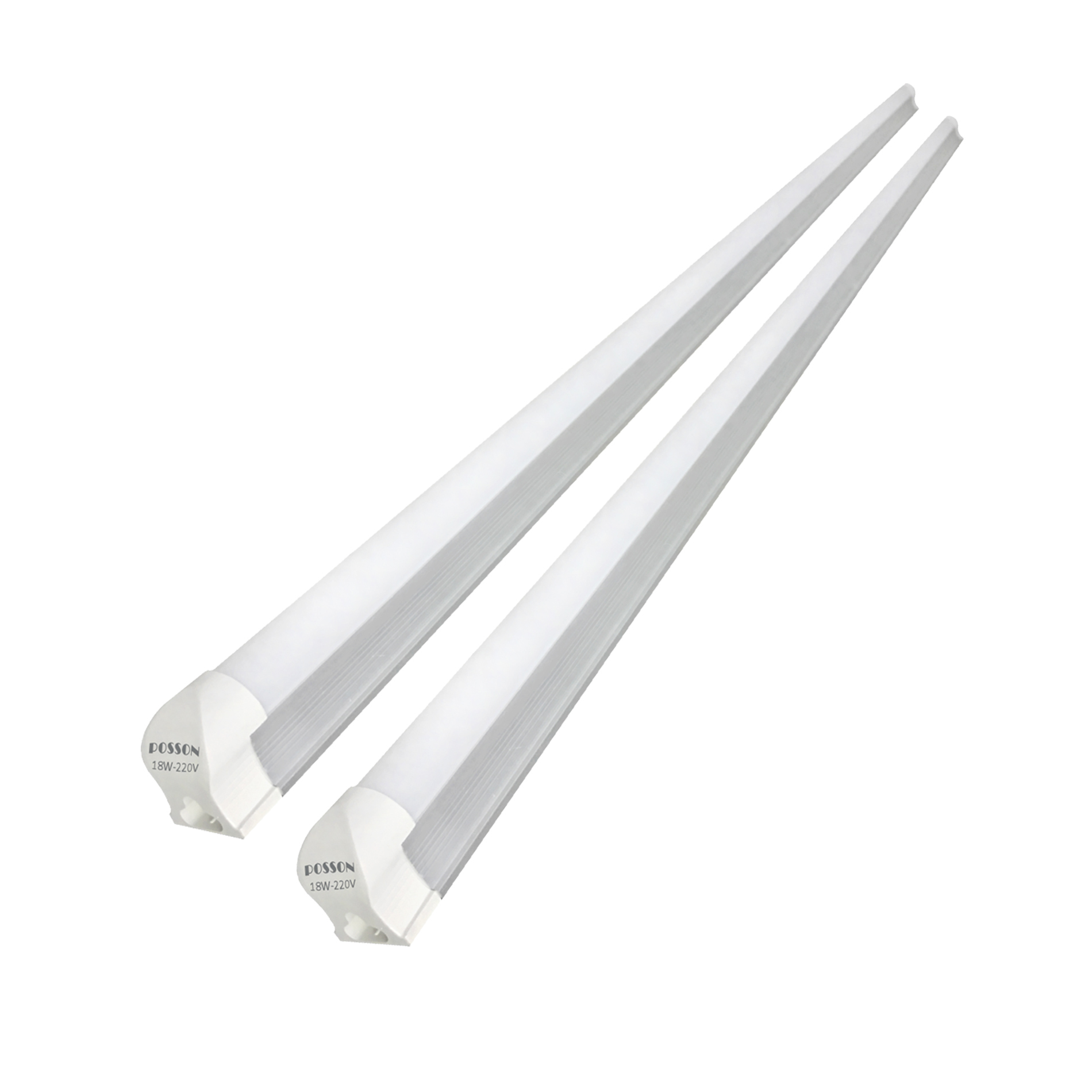 2 Đèn tuyp Led T8 1m2 18w liền máng sáng trắng-vàng nắng Posson LT8-120-120G