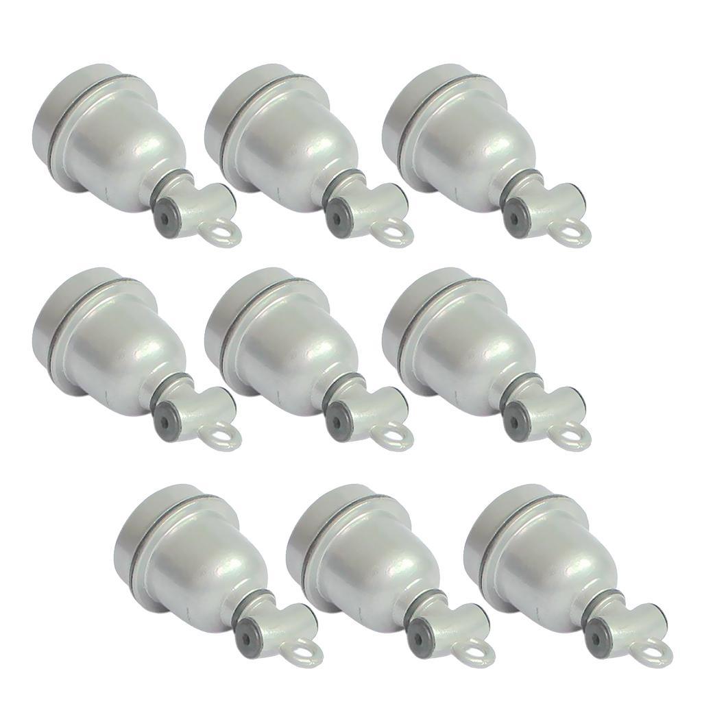 9 Pcs Ceramic Edison ES E27 Heat Light Bulb Lamp Holder Socket Thread Socket