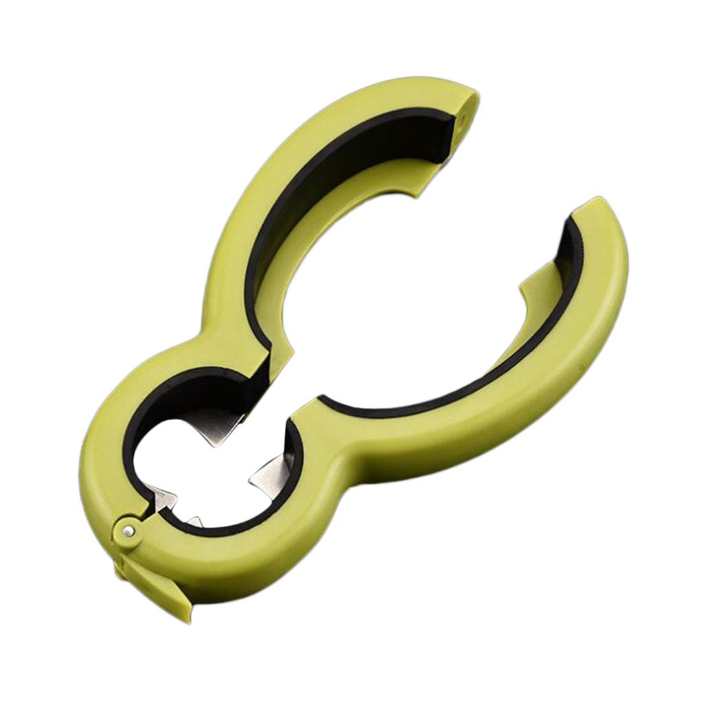 Double Size Multifunctional Stainless Steel Bottle Opener Can Opener,Twister Grip Lid Seal Remover Lid Twist Off