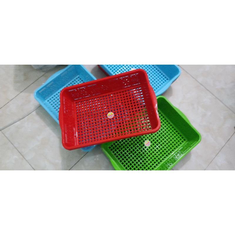 rổ chữ nhật siêu to kích thước 42x 30x10cm  nhựa PP nguyên chất