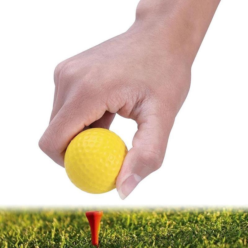 1 máy tính golf thực hành bóng pu bóng mềm trong nhà thực hành bóng thể thao tập thể dục golf phòng xốp boam quả bóng golf ngoài trời Color: Orange