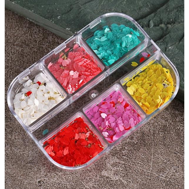 SET CÁNH HOA NHIỀU MÀU TRANG TRÍ NAIL