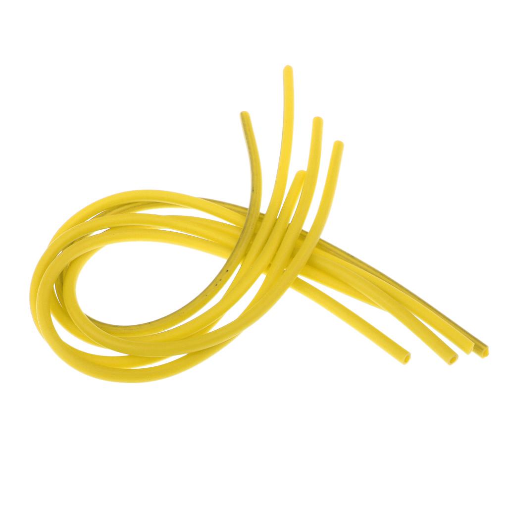 Carp Fishing Anti-tangle Sleeves Rubber Carp Rigs Tube Hook Connector Yellow