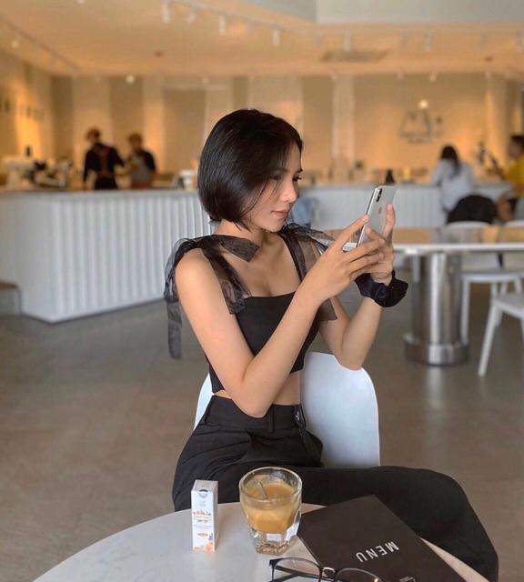 ÁO 2 DÂY RUY BĂNG KÈM ẢNH THẬT CUỐI