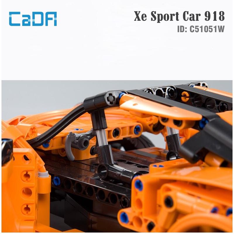 Đồ Chơi Lắp Ráp Điều Khiển Bằng Tay Xe Thể Thao Sport Car 918 – CADA C51051W