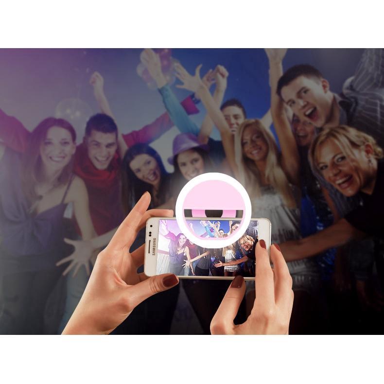 Đèn Led Kẹp Điện Thoại Hỗ Trợ Chụp Ảnh Tiện Lợi