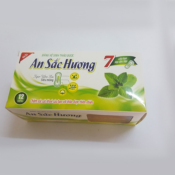 Băng vệ sinh thảo dược An sắc hương (Gói 12 chiếc )