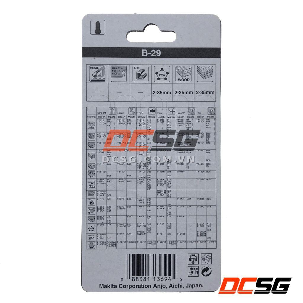 Lưỡi cưa lọng cắt lượn gỗ B-29 Makita A-80400 | DCSG