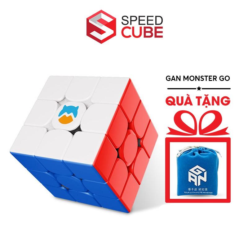 Đồ chơi ảo thuật: Rubik Gan 3x3 Monster Go Pyraminx Skewb Biến Thể, Rubik Nha Trang MG-3 SPEED CUBE