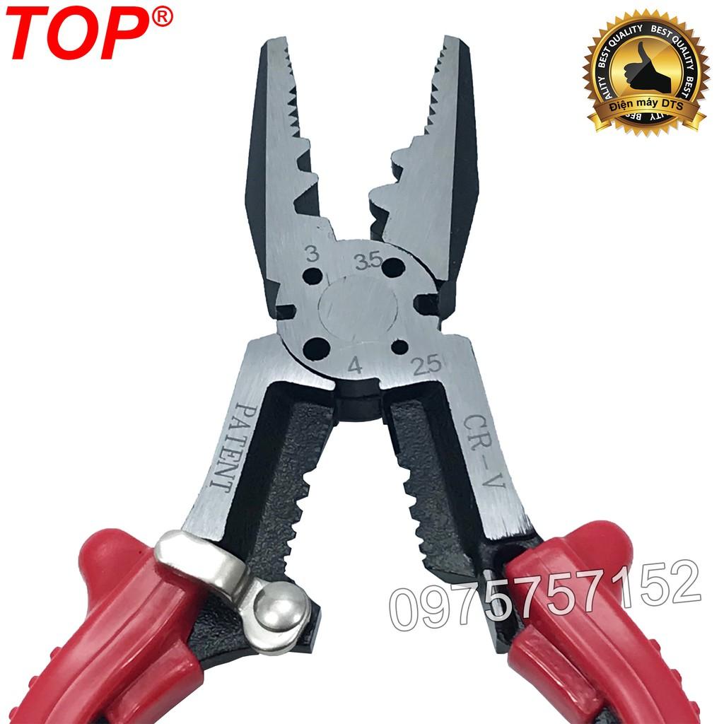 Kìm điện đa năng 8 inch - 200mm thép CR-V chính hãng TOP