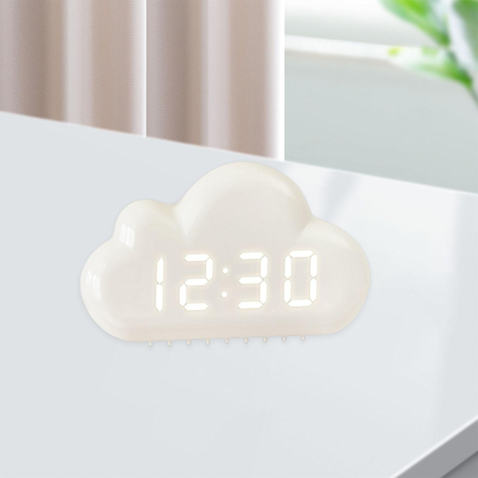 Digital Clock Sound Control Snooze Time Date Temperature Display