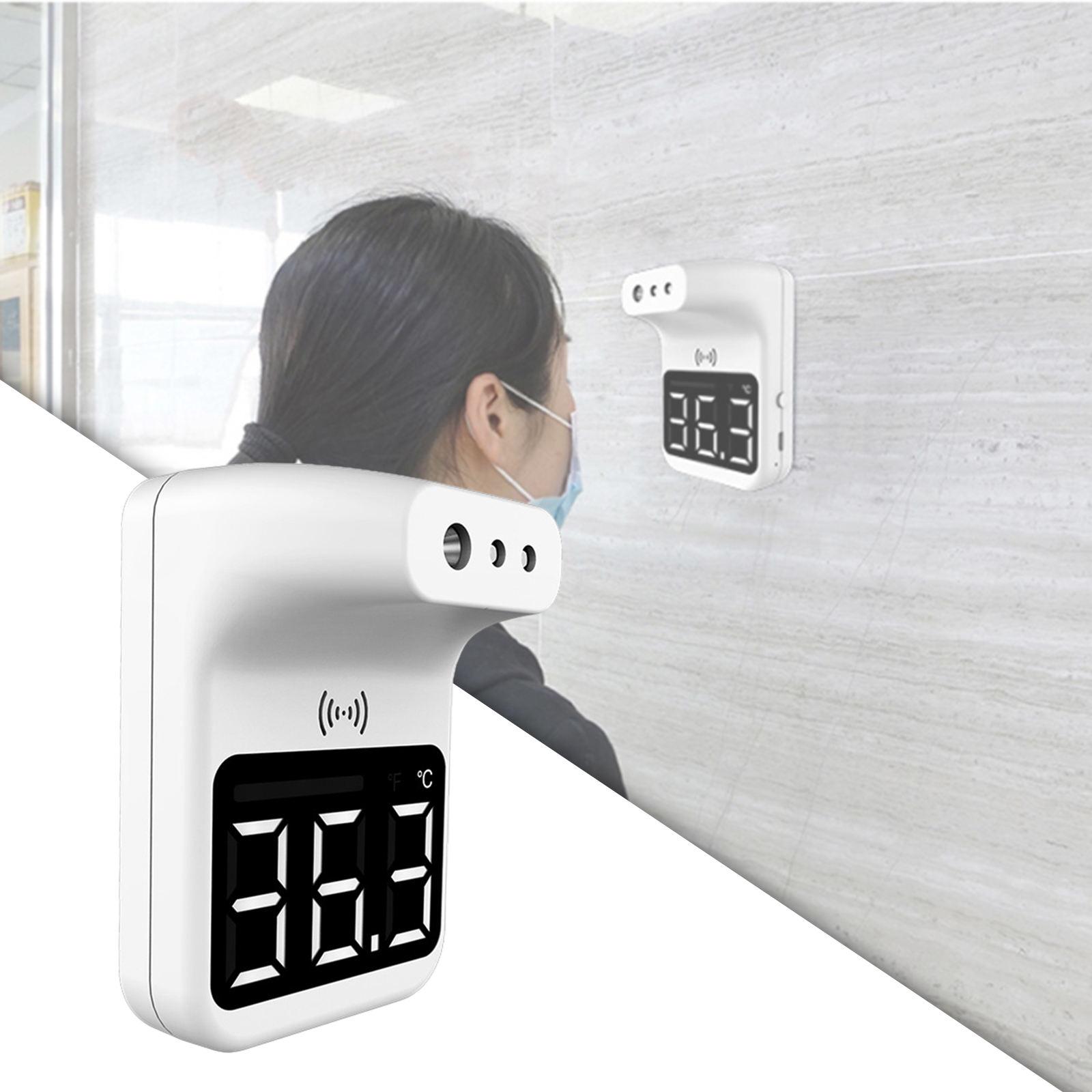 Wall-Mounted Infrared No-Contact Body Thermometer Temperature for School