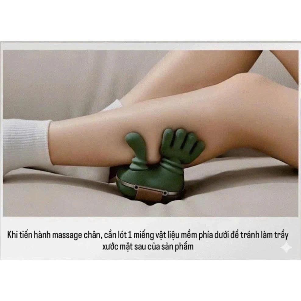 Máy massage cổ vai gáy siêu nhẹ chỉ 0,76 kg nhỏ bằng bàn tay, mô phỏng như với bàn tay thực