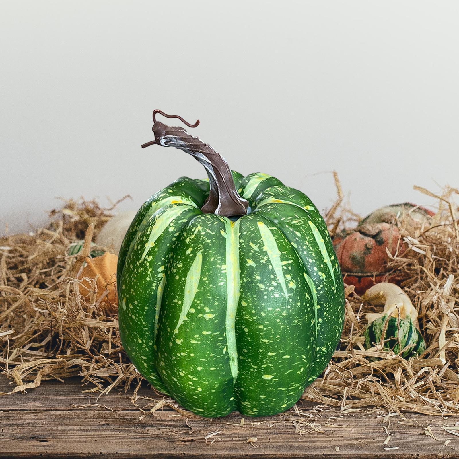Artificial Pumpkin Foam Pumpkin Fall Harvest Decorative Pumpkin for Shelf Tabletop Centerpiece Festival Party Halloween Decor