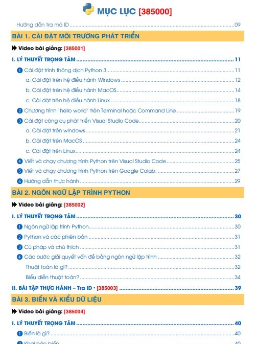 Sách ID Dạy Học lập trình Python cơ bản cho người mới bắt đầu Moonbook