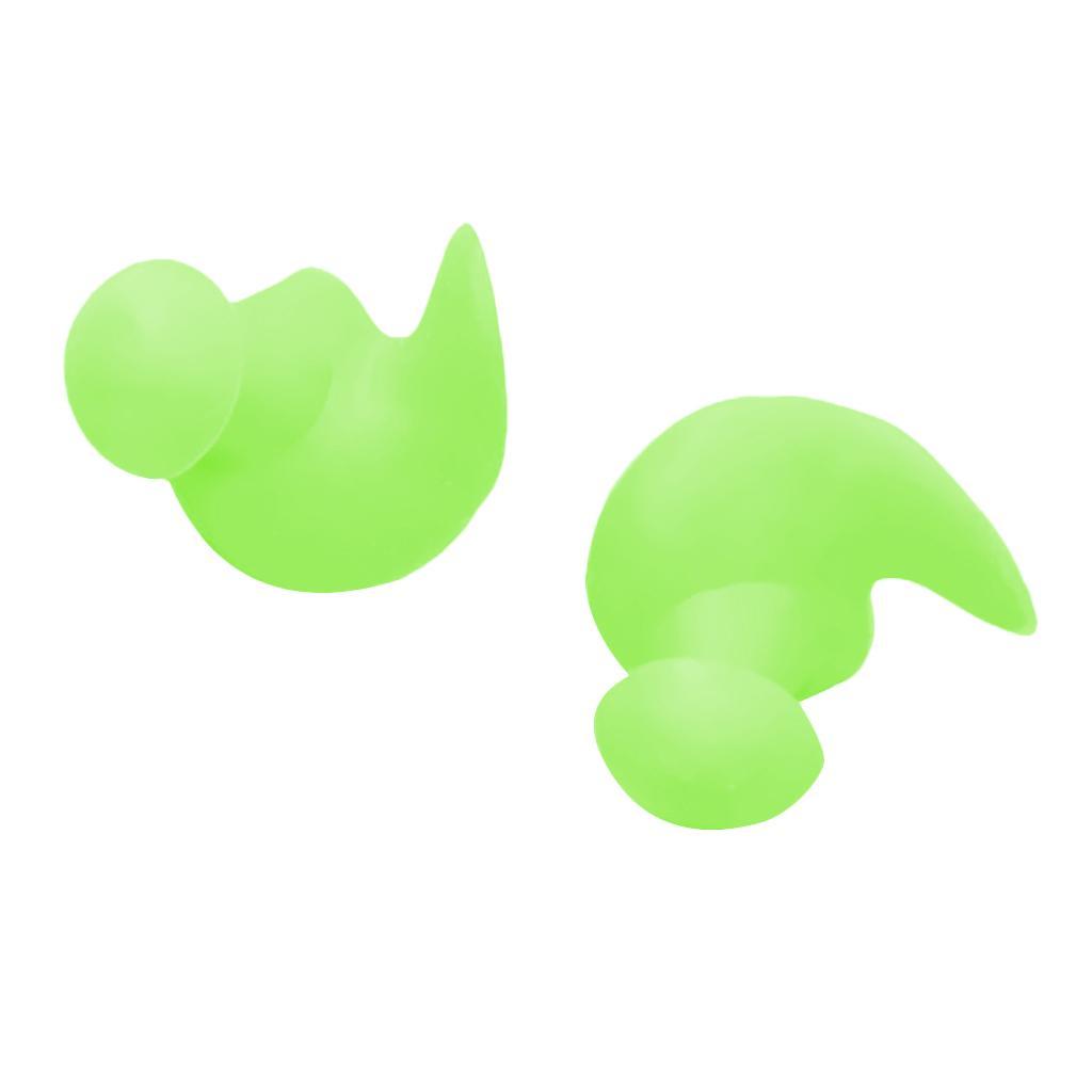 2 Pair Swimming Ear Plug Hearing Protector Sleeping Noise Reduction 25mm