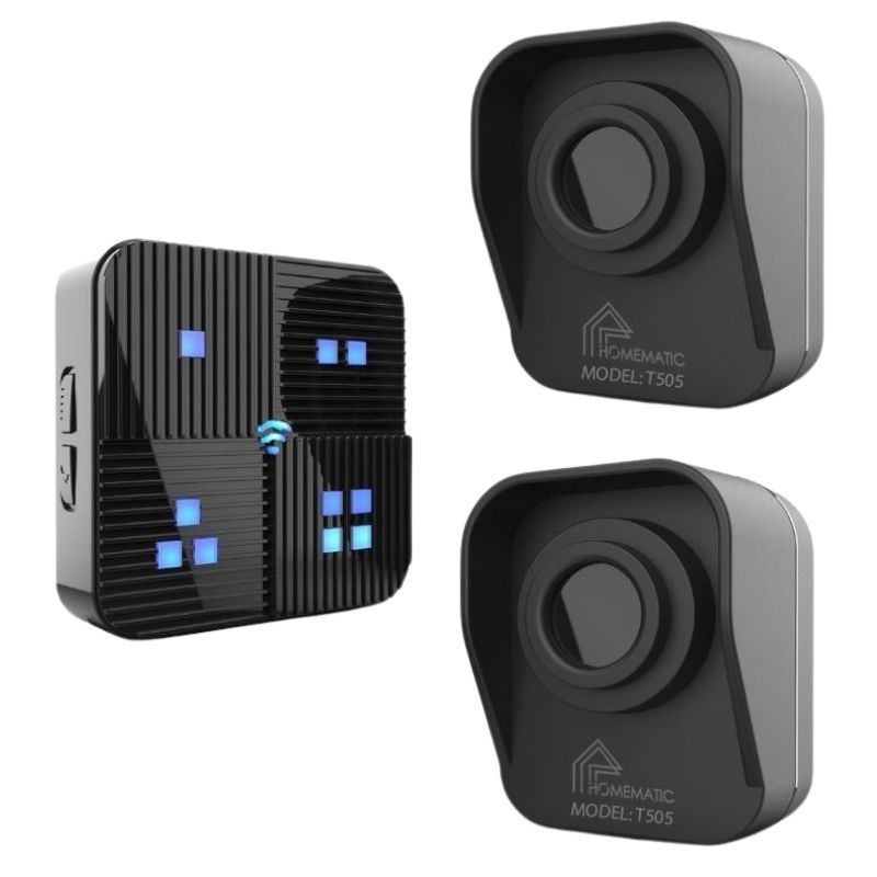 Chuông báo khách báo trộm không dây khoảng cách xa Homematic T505