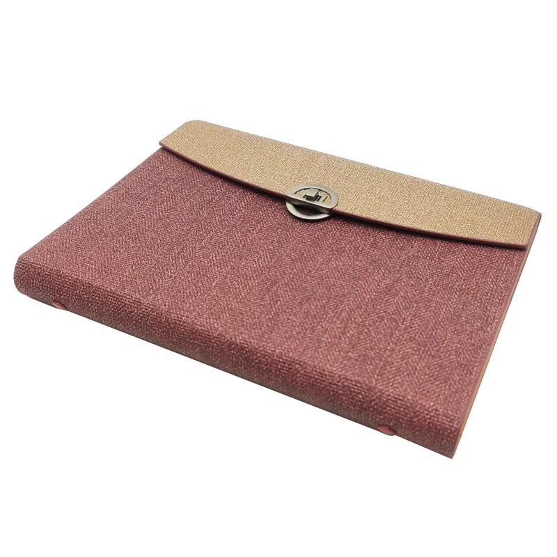 Sổ Bìa Da Kẻ Ngang Có Chấm 200 Trang - The Sun 03-23 - Màu Nâu
