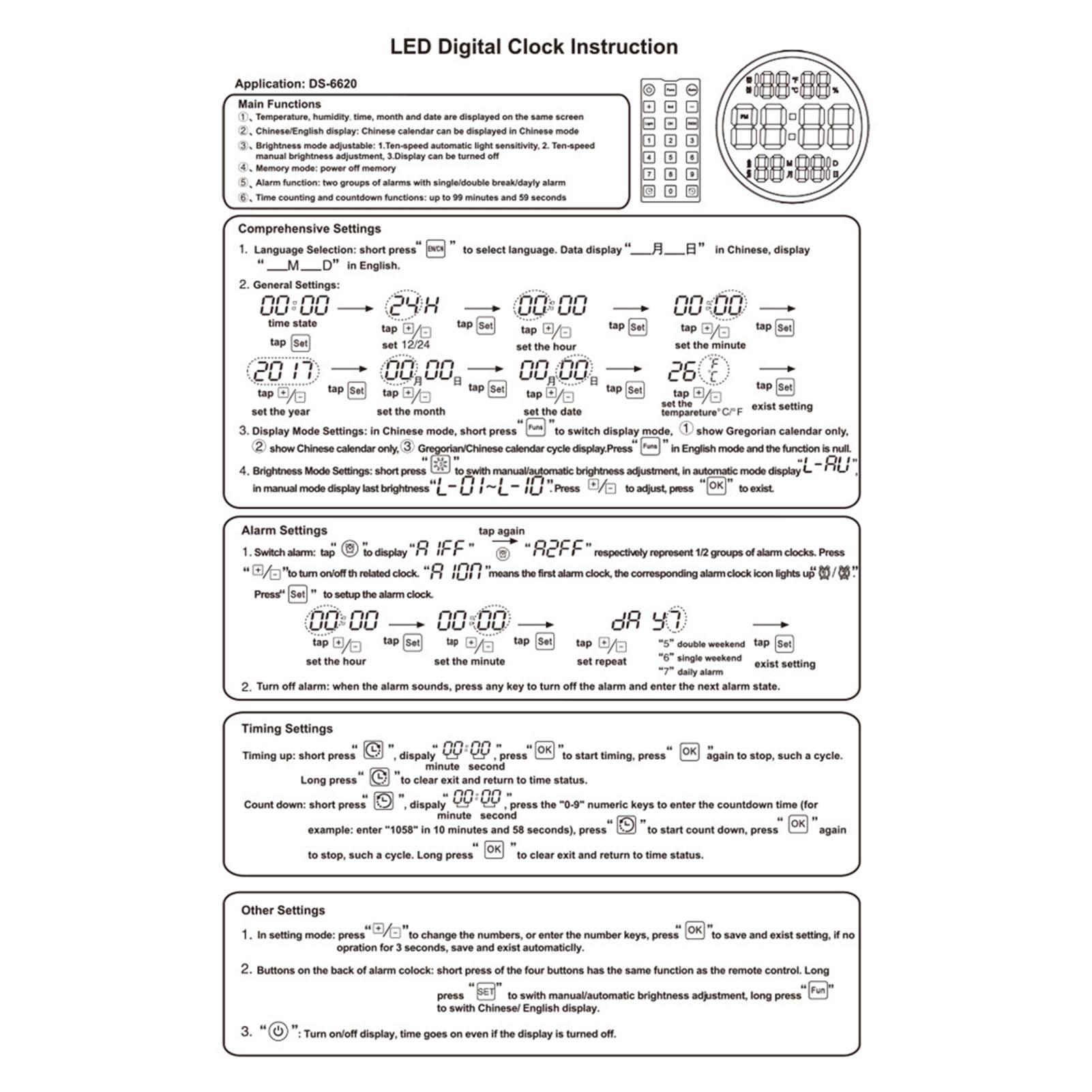 Đồng Hồ Tròn Điện Tử Không Tiếng Ồn 30Cm
