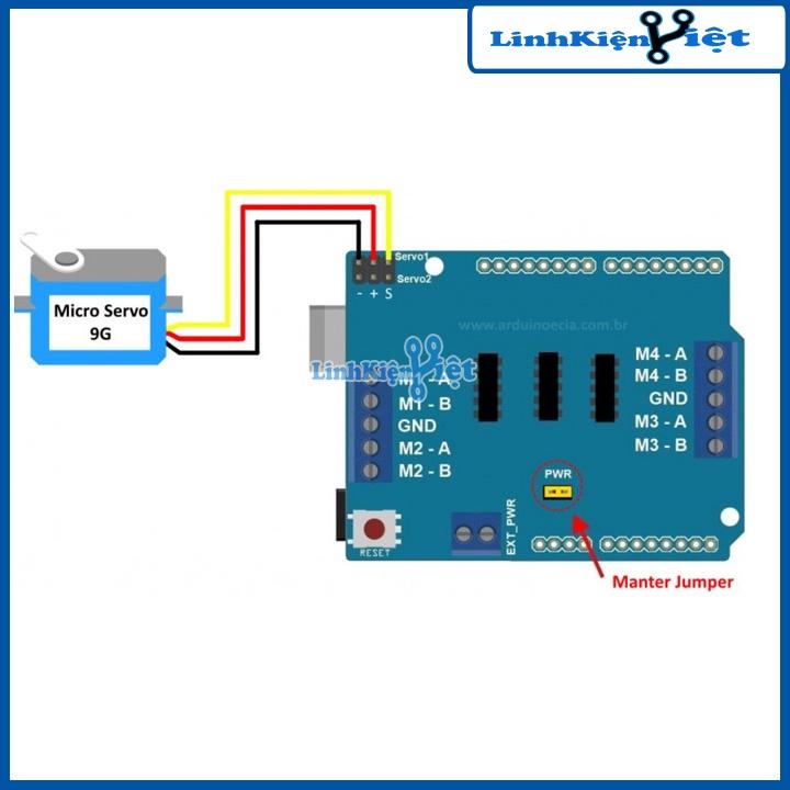 Module Điều Khiển Động Cơ L293D