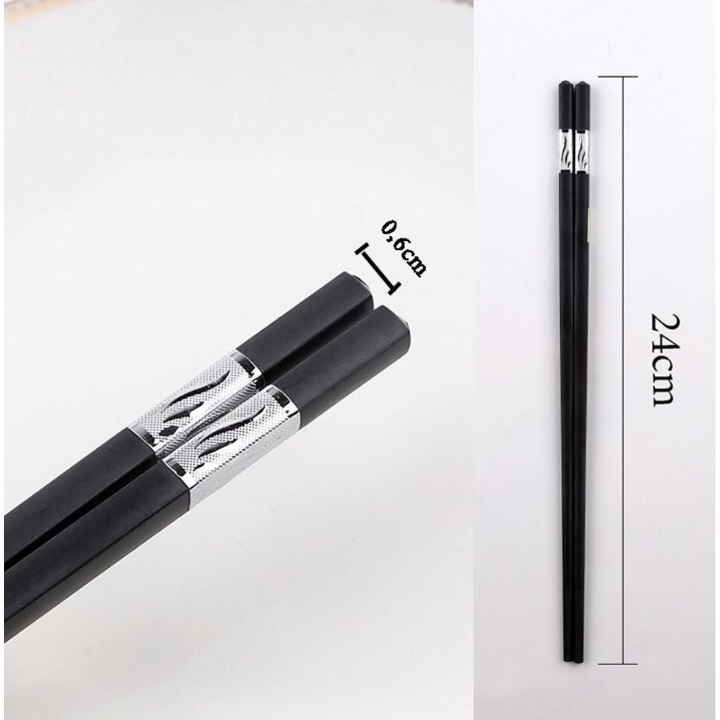 Bộ 10 Đôi Đũa Mạ Vàng Xuất Nhật Cao Cấp, Bền Đẹp, Sang Trọng