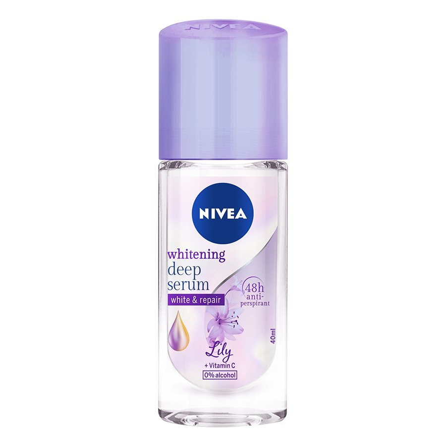 Lăn Khử Mùi Nivea Whitening Deep Serum Lily 40ml