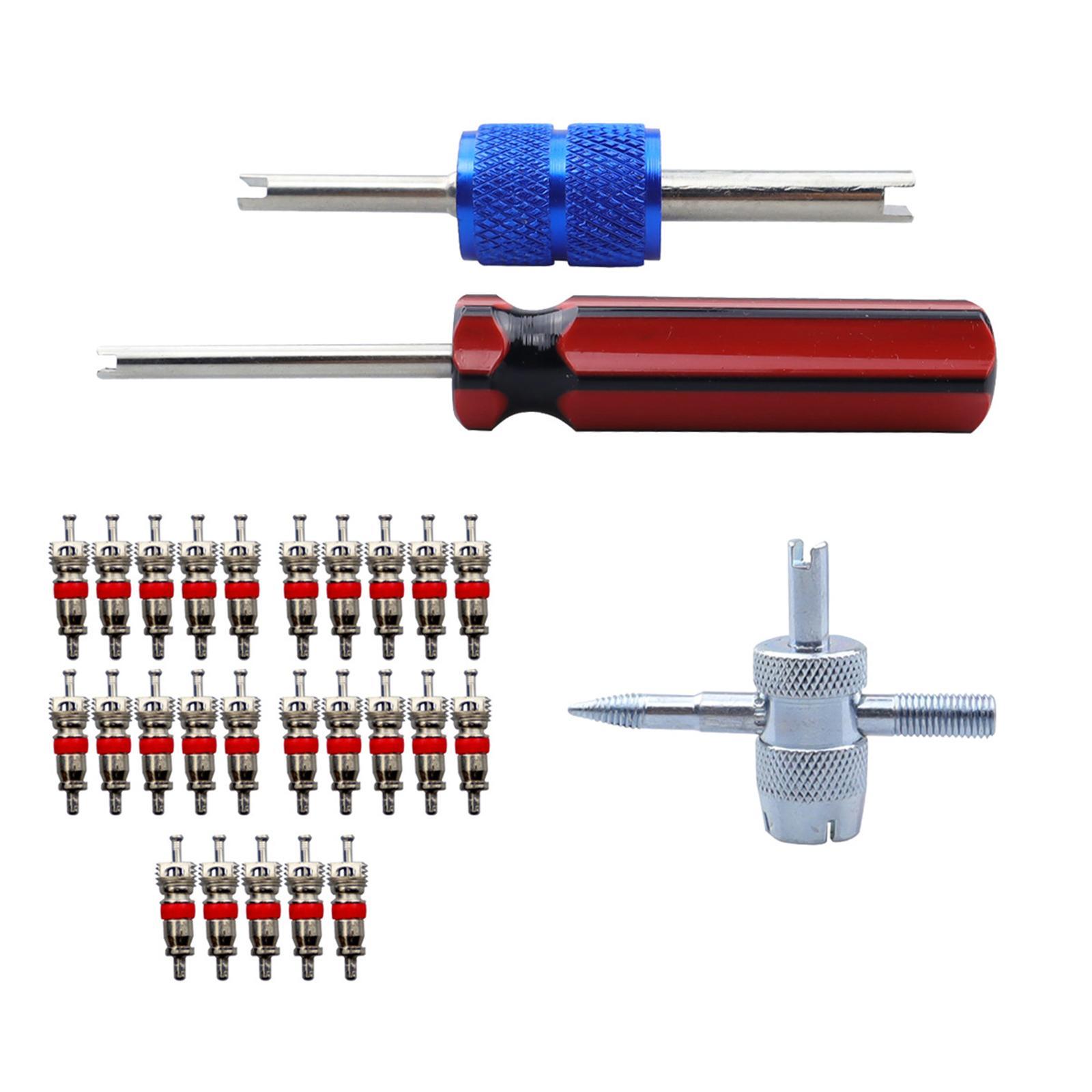 Core Remover Tool   Stem Tool ,Durable Tire  Repair Tool Professional, Dual Single Head Installer Tools for Bicycles