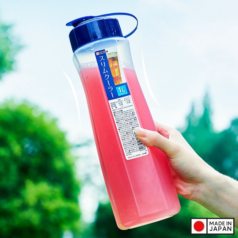 Bình nước du lịch Slim Cooler 1.0L - Hàng nội địa Nhật Bản nhập khẩu chính hãng