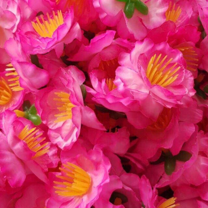 1kg Đầu Hoa mai, hoa đào giả - Làm cây giả trang trí