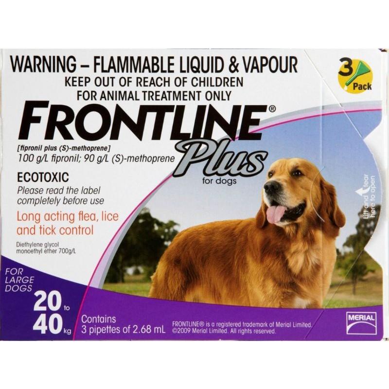 FRONTLINE Plus ( 1 tuýp ) Nhỏ gáy trị ve rận, bọ chét Chó