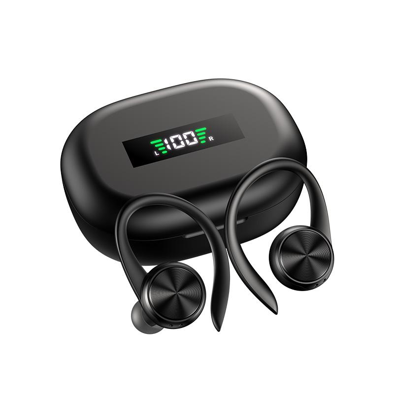 Thể Thao Không Dây Bluetooth Tai Nghe Có Mic IPX5 Chống Nước Móc Tai Bluetooth HiFi Âm Nhạc Stereo Tai Nghe Nhét Tai Dành Cho Điện Thoại