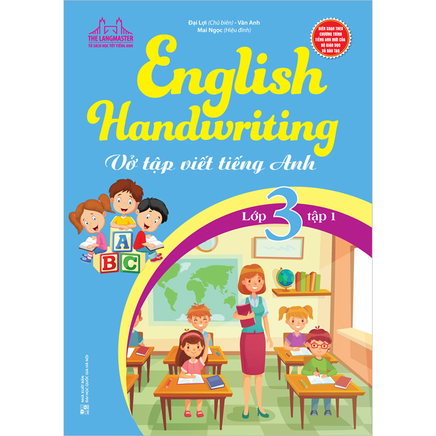 English Handwriting - Vở Tập Viết Tiếng Anh Lớp 3 - Tập 1