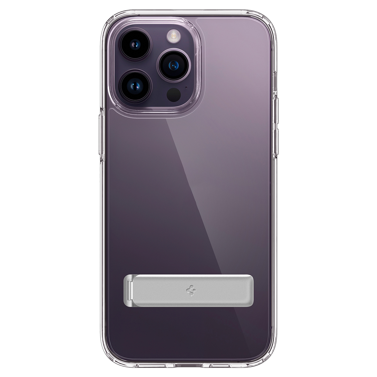 Ốp lưng Spigen Ultra Hybrid S cho iPhone 14/14 Plus/ 14 Pro/14 Pro Max - Thiết kế trong suốt, có tích hợp giá đỡ, chống sốc , chống ố, chống bẩn , viền camera cao - Hàng chính hãng