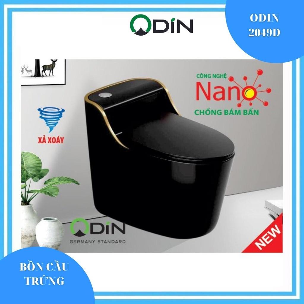 BỒN CẦU LIỀN KHỐI CAO CẤP ĐEN ODIN 2049D