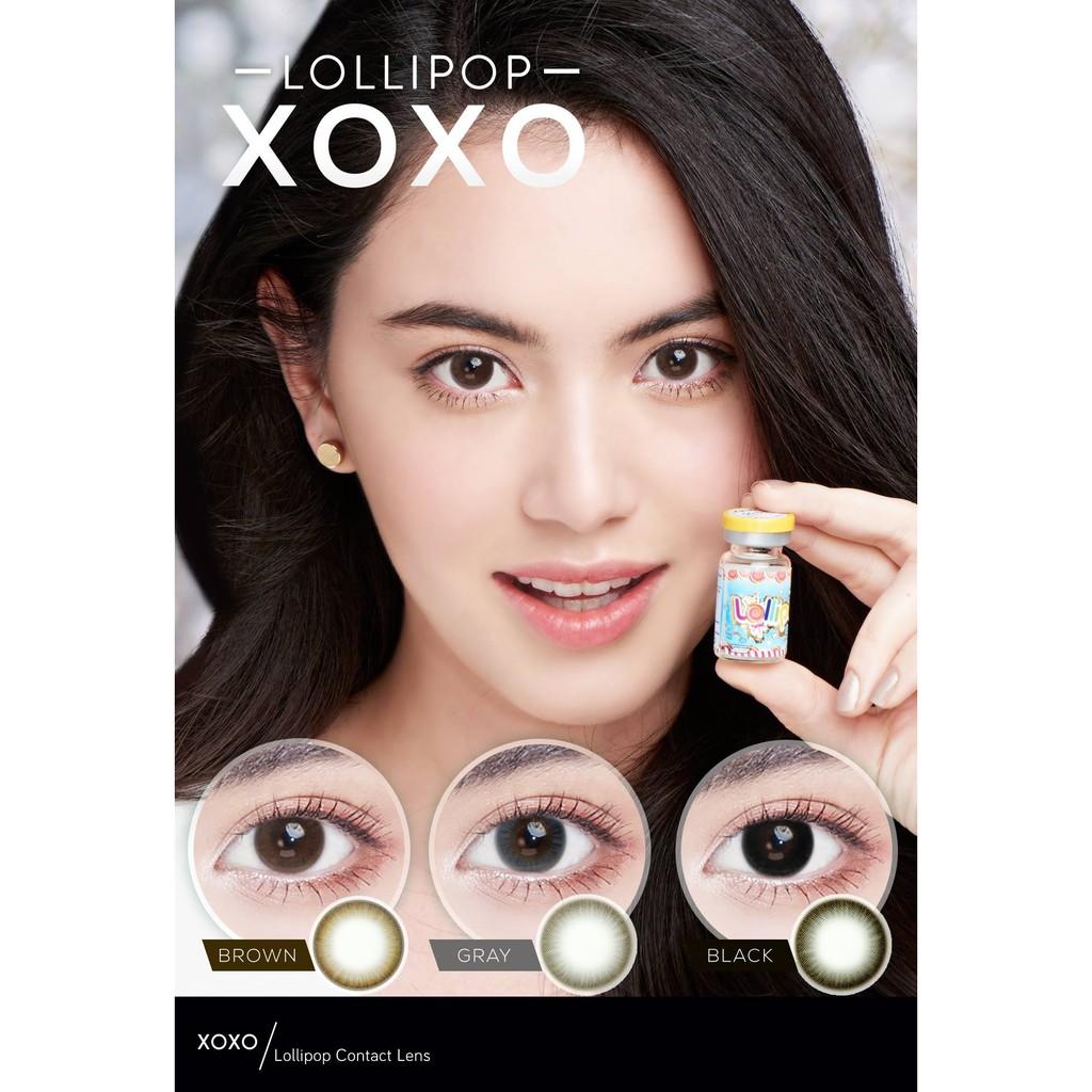 Kính áp tròng 1 năm màu XÁM 0 ĐỘ cho nam và nữ