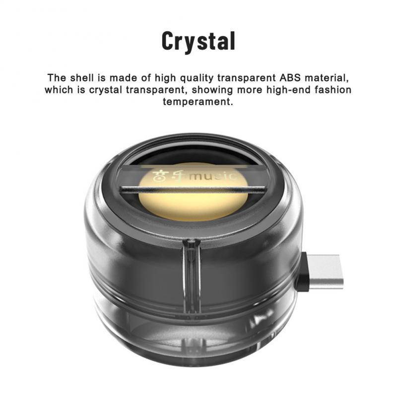 1 Máy Tính Trong Dòng Loa Nhỏ Loại C Điện Thoại Di Động Máy Nghe Nhạc Mini Đa Năng Âm Thanh Di Động Bán Buôn Loa Siêu Trầm Bên Ngoài Không Dây Color: A03