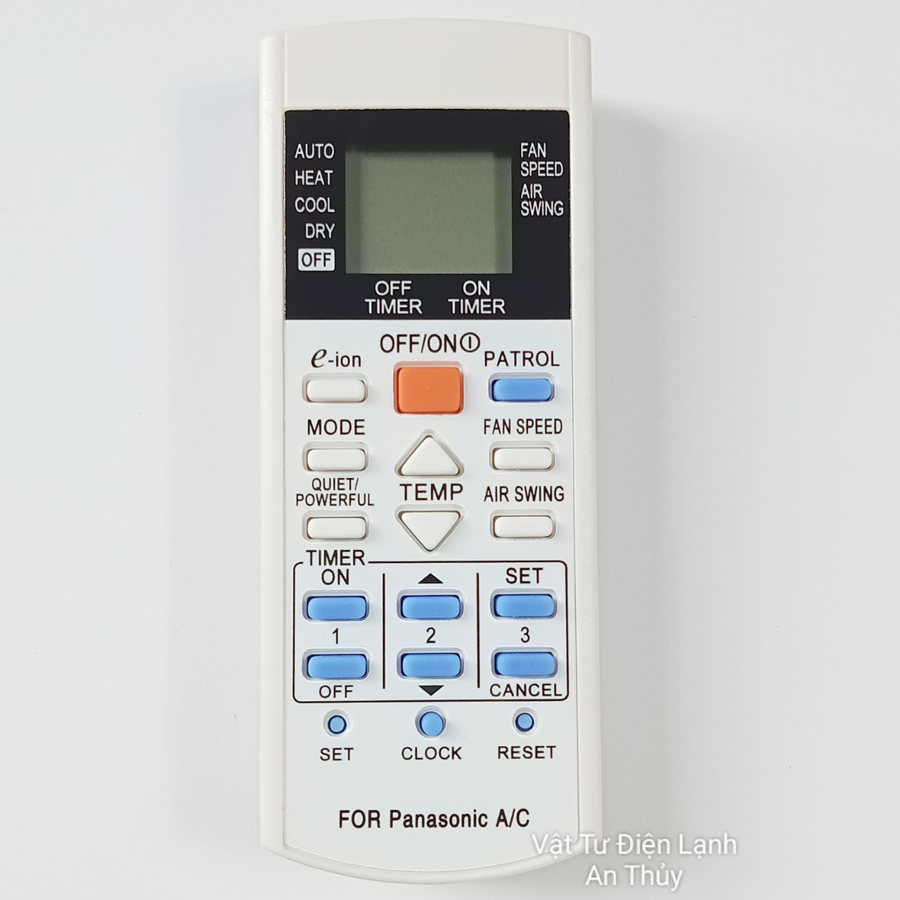 Remote máy lạnh cho PANASONIC EION - Điều khiển máy lạnh PANASONIC - Remote điều hòa PANASONIC - Điều khiển điều hòa PANASONIC