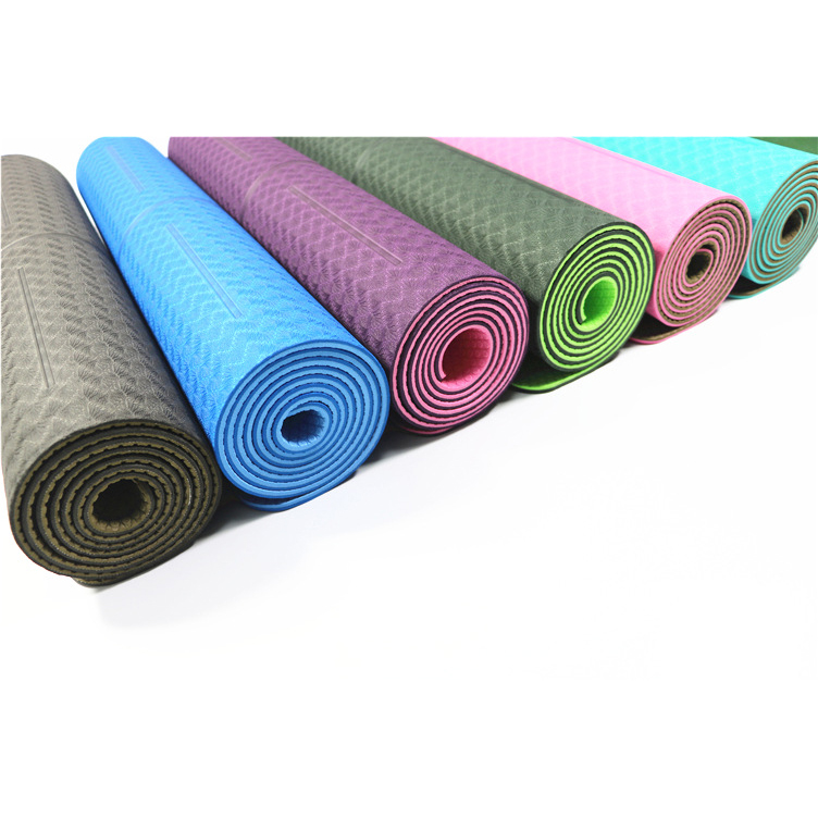 Thảm Yoga Định Tuyến Đúc Nhiệt 2 Lớp Cao Cấp (Có Túi Đeo) NYM214