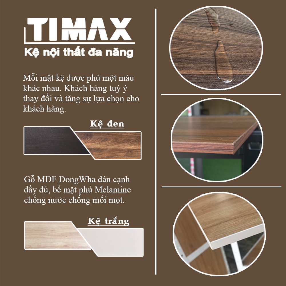 Tủ kệ đầu giường TIMAX ,Thép cường lực POSCO siêu dày 1.8mm chắc chắn, Sơn tĩnh điện 3 lớp siêu bền