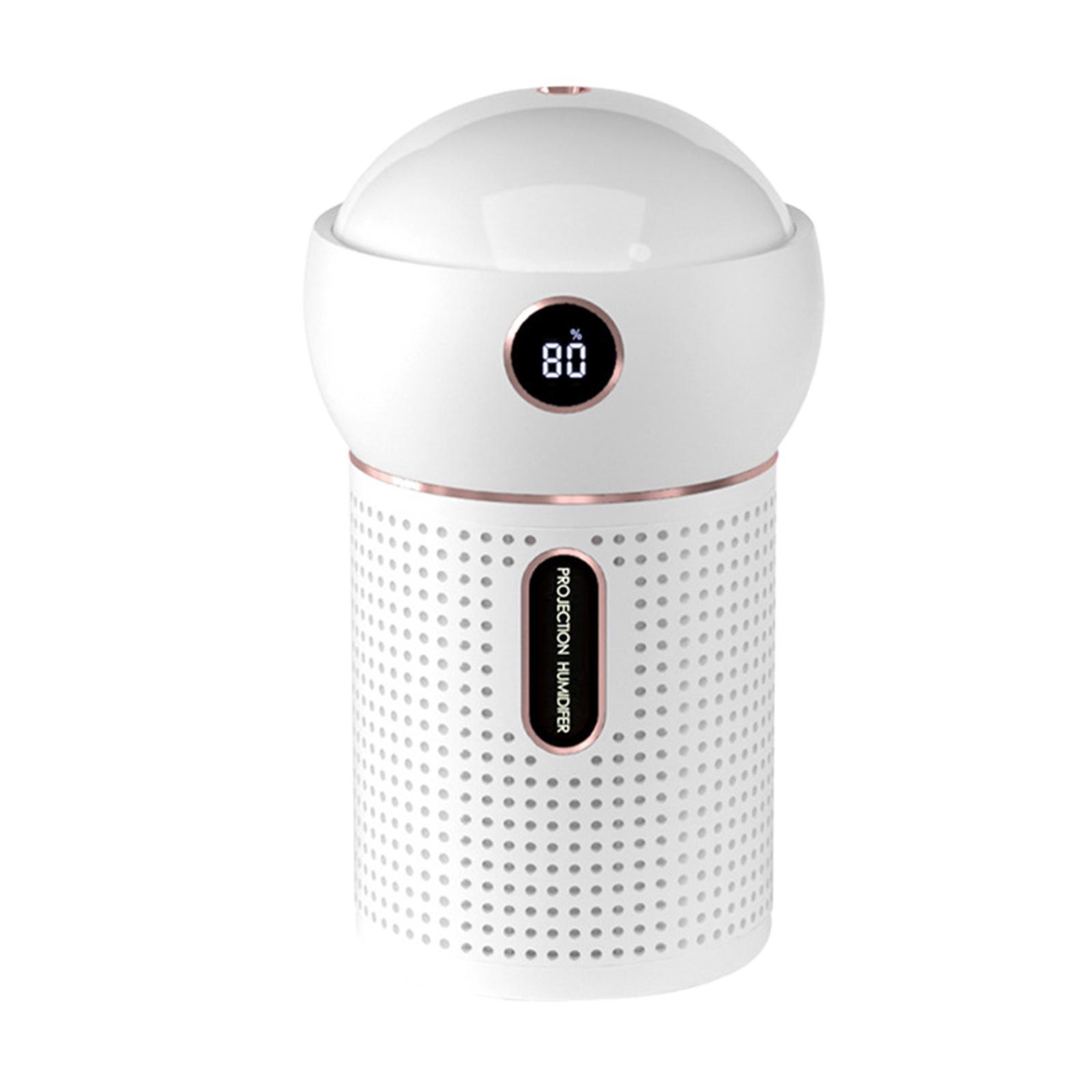 630ml Mini Humidifier Air Purifier Aroma Essential Oil Diffuser Night Light