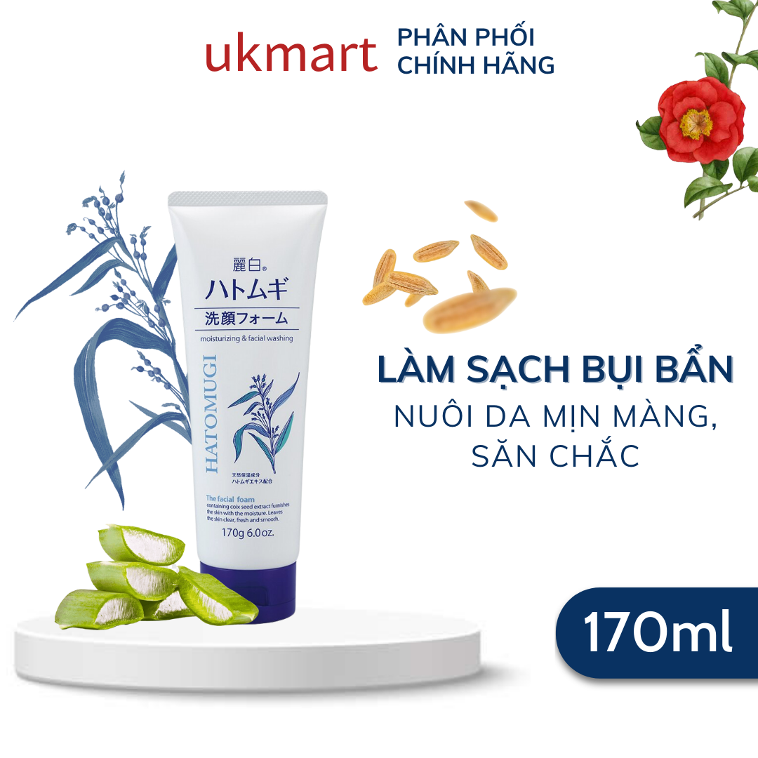 Sữa rửa mặt Hatomugi hạt ý dĩ