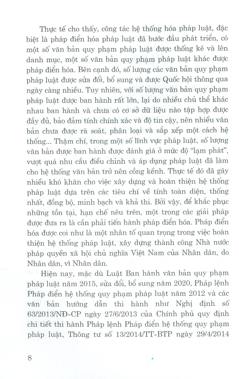 Lý luận, thực tiễn về các mô hình pháp điển hóa điển hình trên thế giới và những kiến nghị đối với Việt Nam (Sách chuyên khảo) (Xuất bản lần thứ hai có sửa chữa, bổ sung)