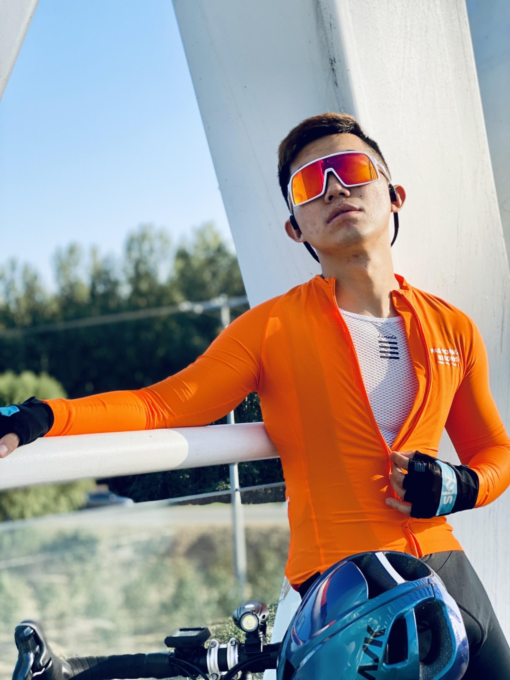 PNS Mùa xuân / Mùa thu nhẹ mỏng ống dài tay áo dài tay phiên bản phiên bản phiên bản xe đạp phiên bản phiên bản phiên bản phiên bản cổ điển Color: Black Size: XXL