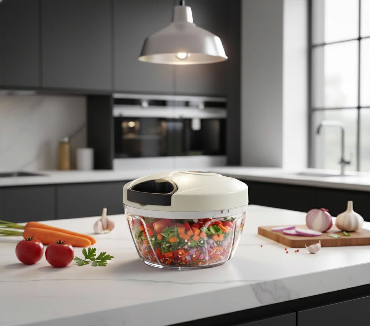 DỤNG CỤ XAY TỎI ỚT GKÖCH - 400ML hàng chính hãng