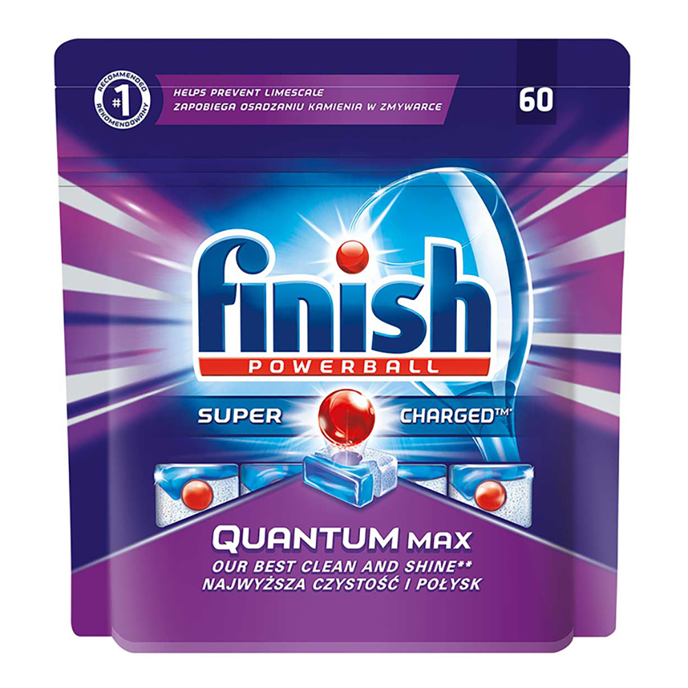 Túi 60 viên rửa bát Finish Quantum Dishwasher Tablets QT025459