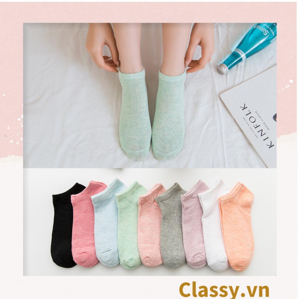 Tất cổ ngắn Classy, vớ cổ ngăn cotton dày dặn, phù hợp cả nam và nữ G1406