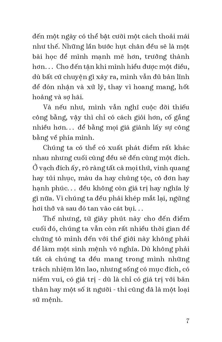 Chúng ta sống để bước tiếp
