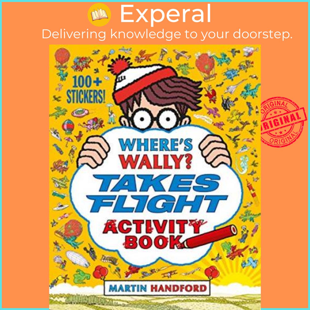 Sách - Where's Wally? Takes Flight : Activity Book by Martin Handford (UK edition, paperback)